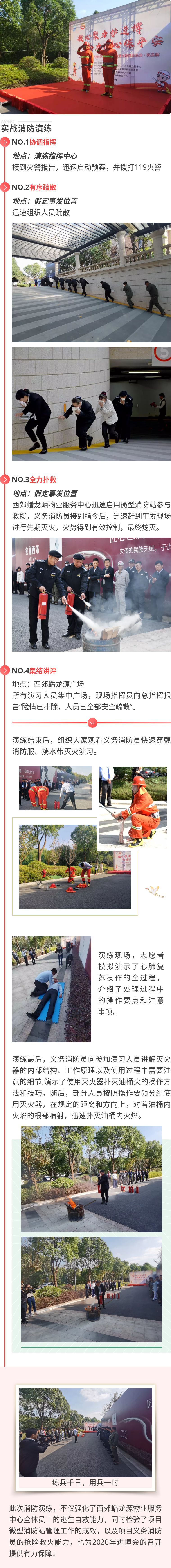一次生动的消防演练,拉开2020年进博安保的序幕 一次生动的消防演练,拉开2020年进博安保的序幕